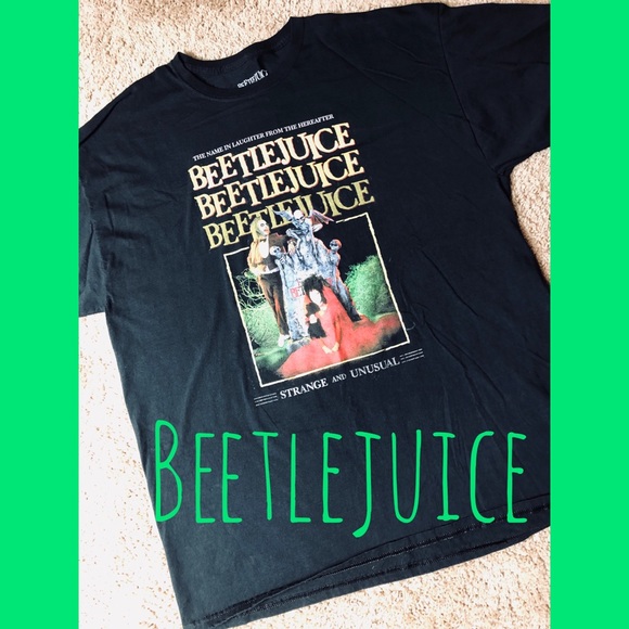 Beetlejuice Other - Beetlejuice Black Tee Shirt 2XL / Hot Topic